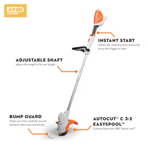 STIHL® FSA 57 20 BATTERY TRIMMER W/ AK 20 & AL101