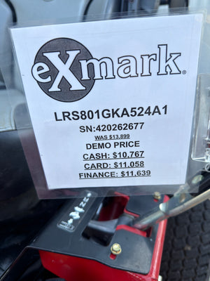 Demo Exmark Lazer LRS801GKA524A1